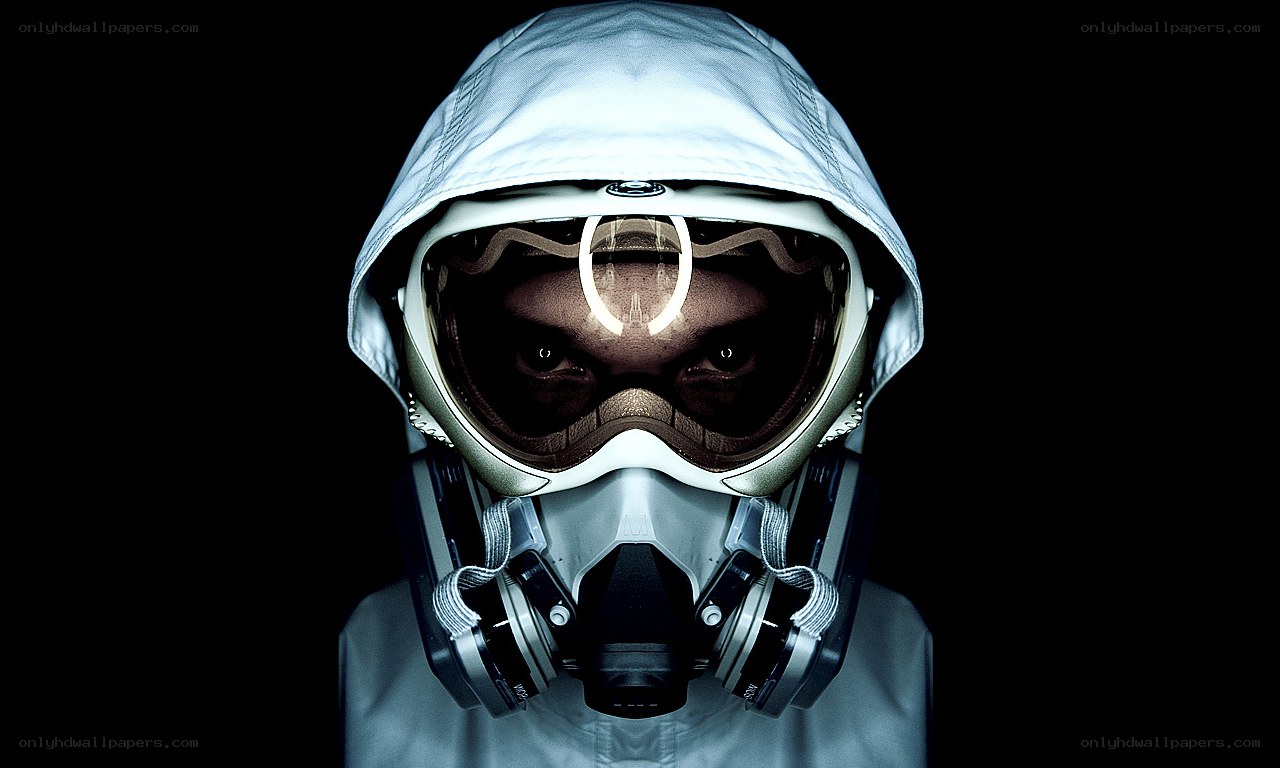 person in protective gear