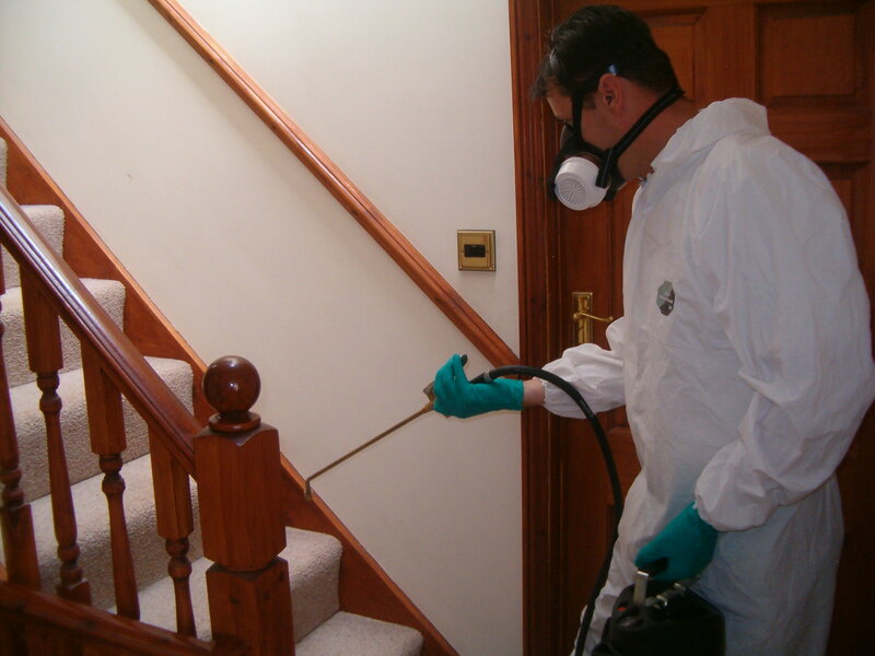 Person in Protective Suit