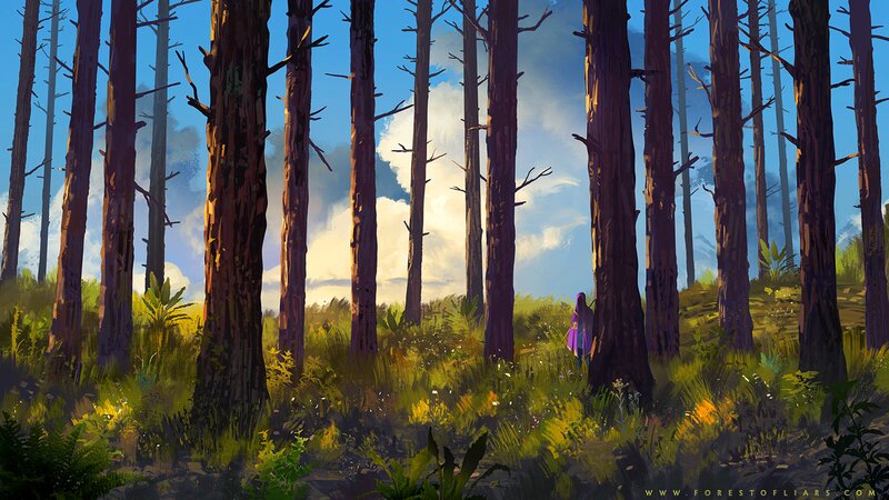 Person in Purple Cloak — Green