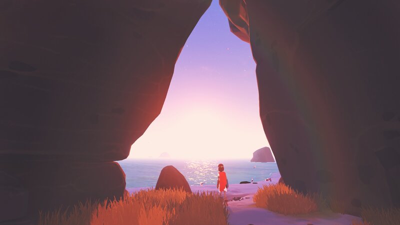 Person in Red Dress — Purple
