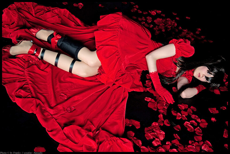 Person in Red Dress