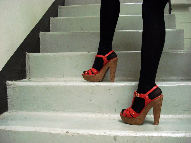Person in Red Heels