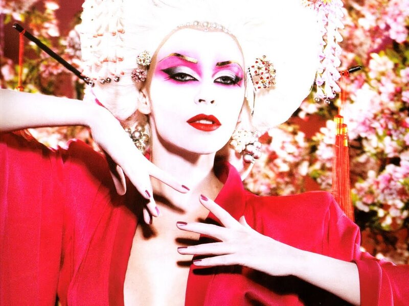 Person in Red Robe — Dramatic