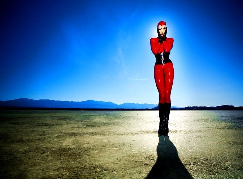 Person in Red Suit