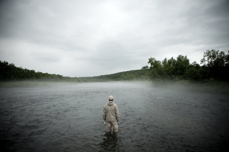 Person in River