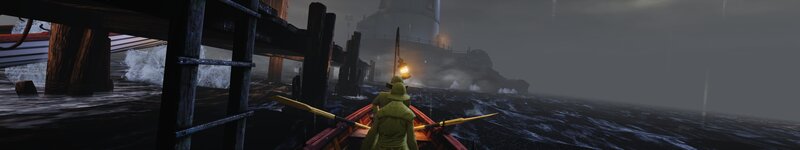 Person in Rowboat — Green