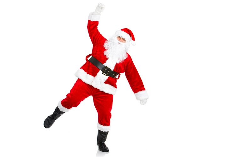 Person in Santa Costume