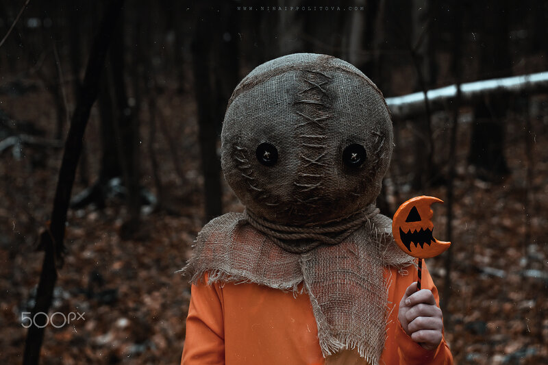 Person in Scarecrow Costume