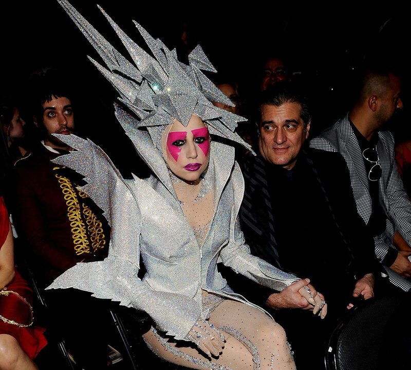 Person in Silver Costume — Dramatic