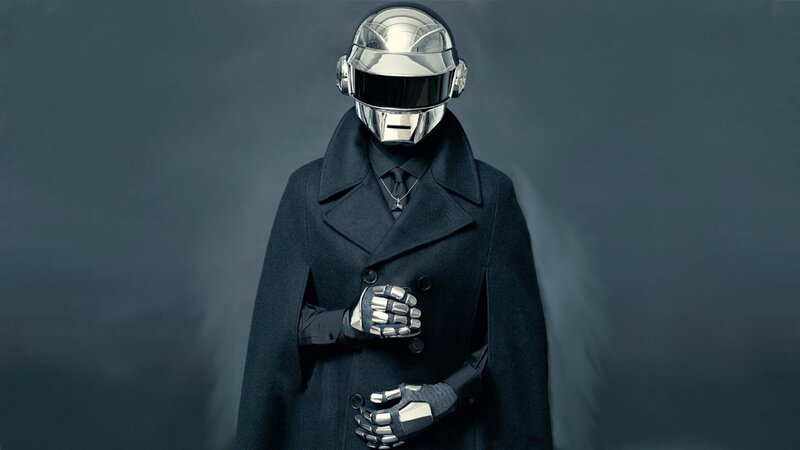 Person in Silver Helmet — Black