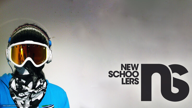 person in ski gear with logo
