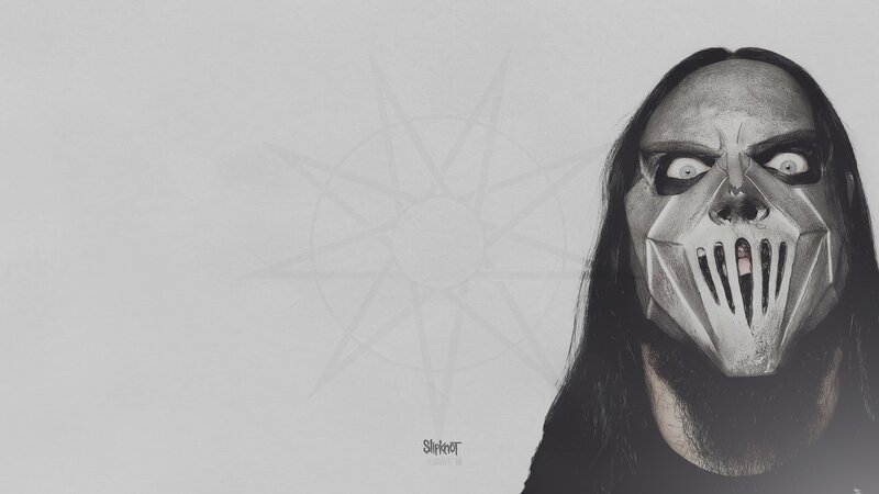 Person in Skull Mask — Gray