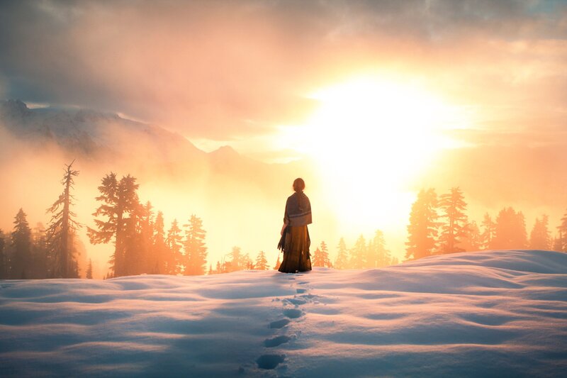 Person in Snow
