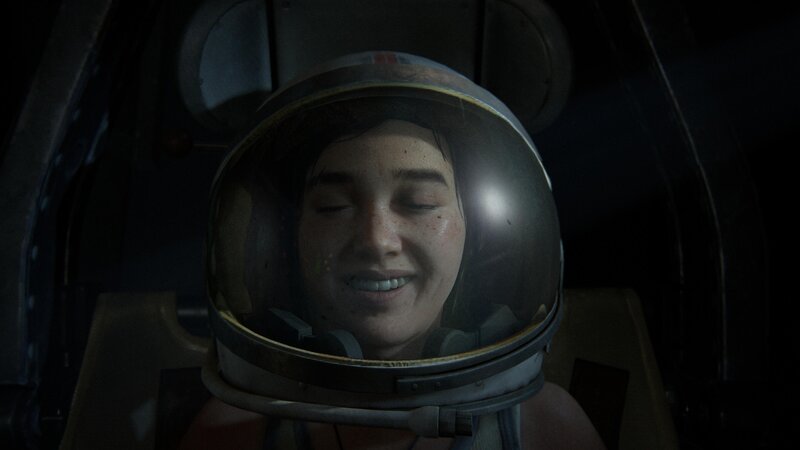 Person in Space Helmet