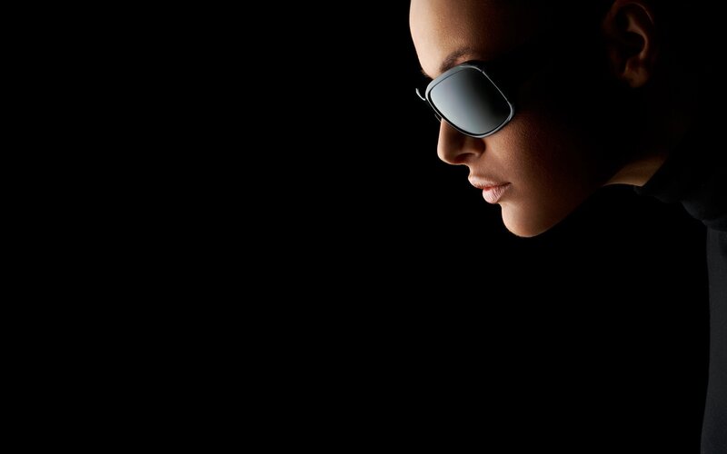 Person in Sunglasses — Black, Dramatic, Photograph