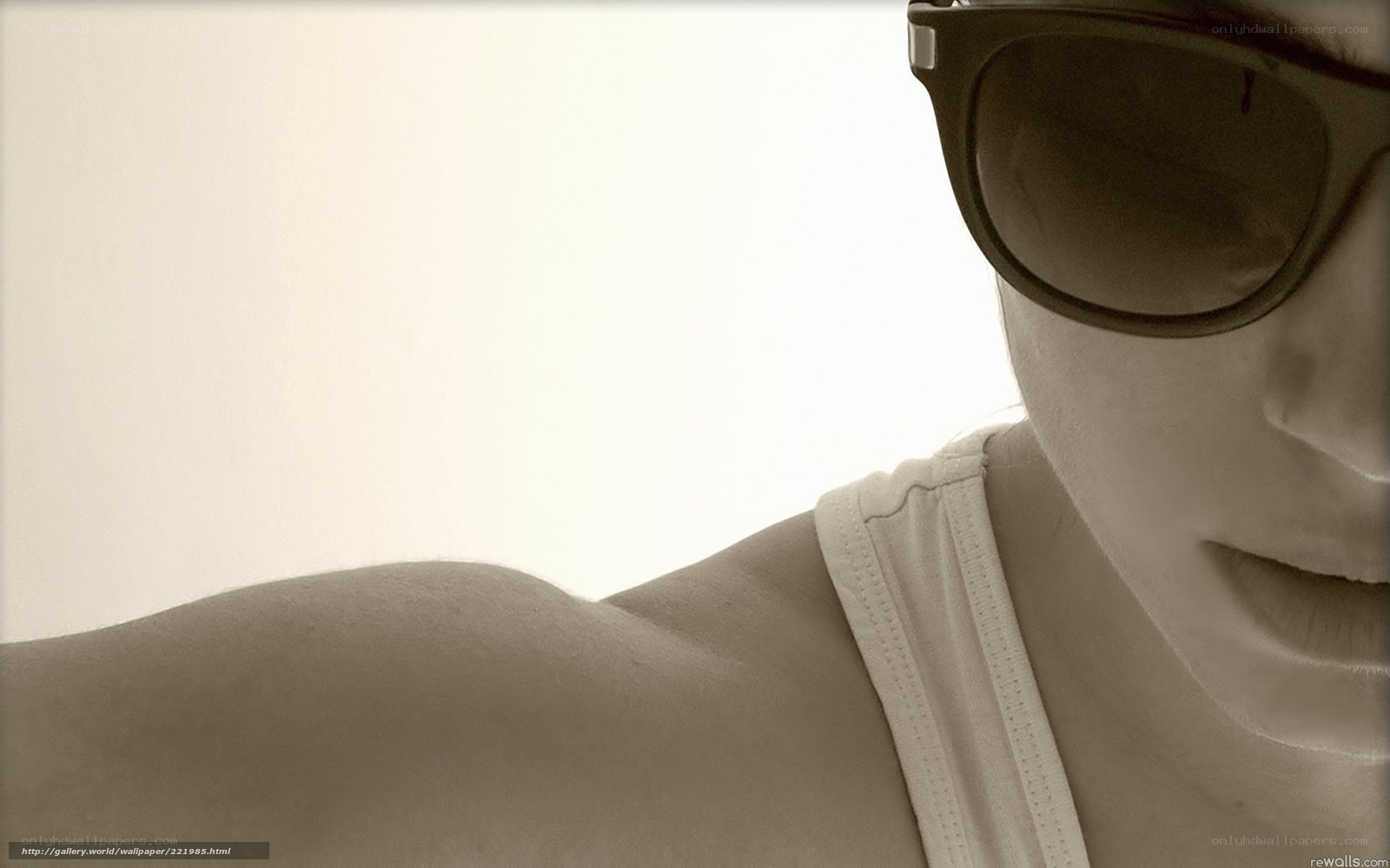person in sunglasses