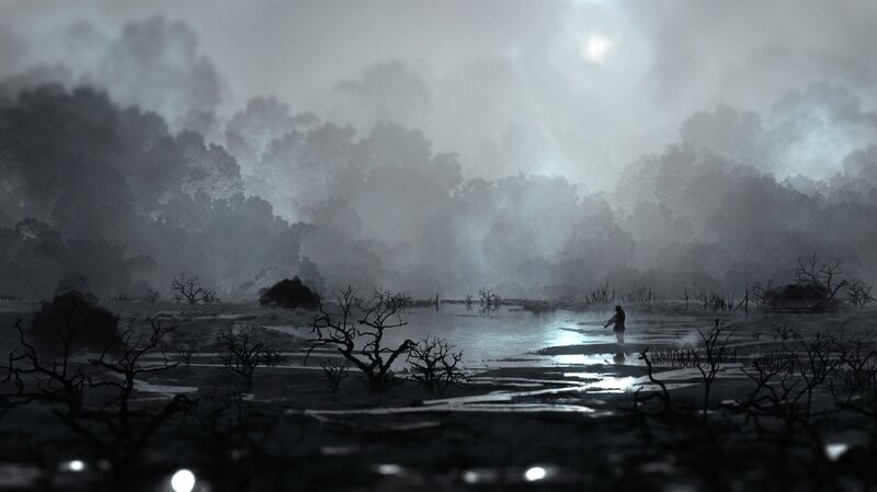 Person in Swamp