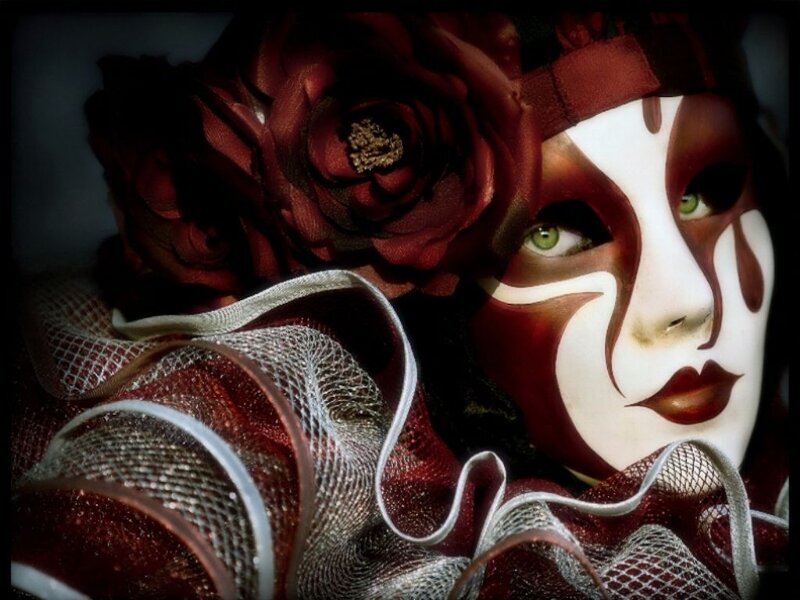 Person in Theatrical Makeup