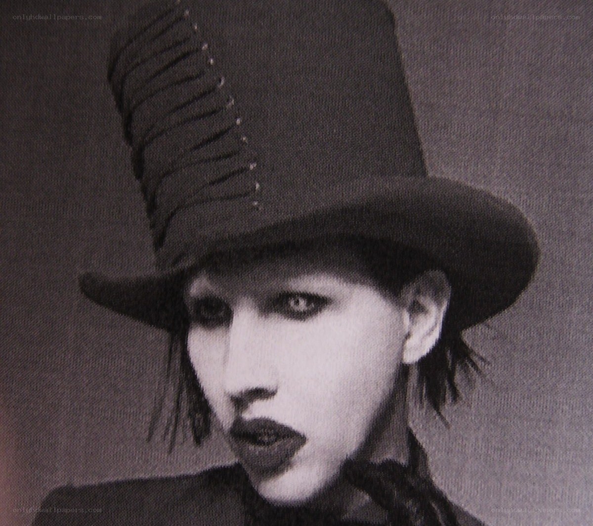 person in top hat portrait