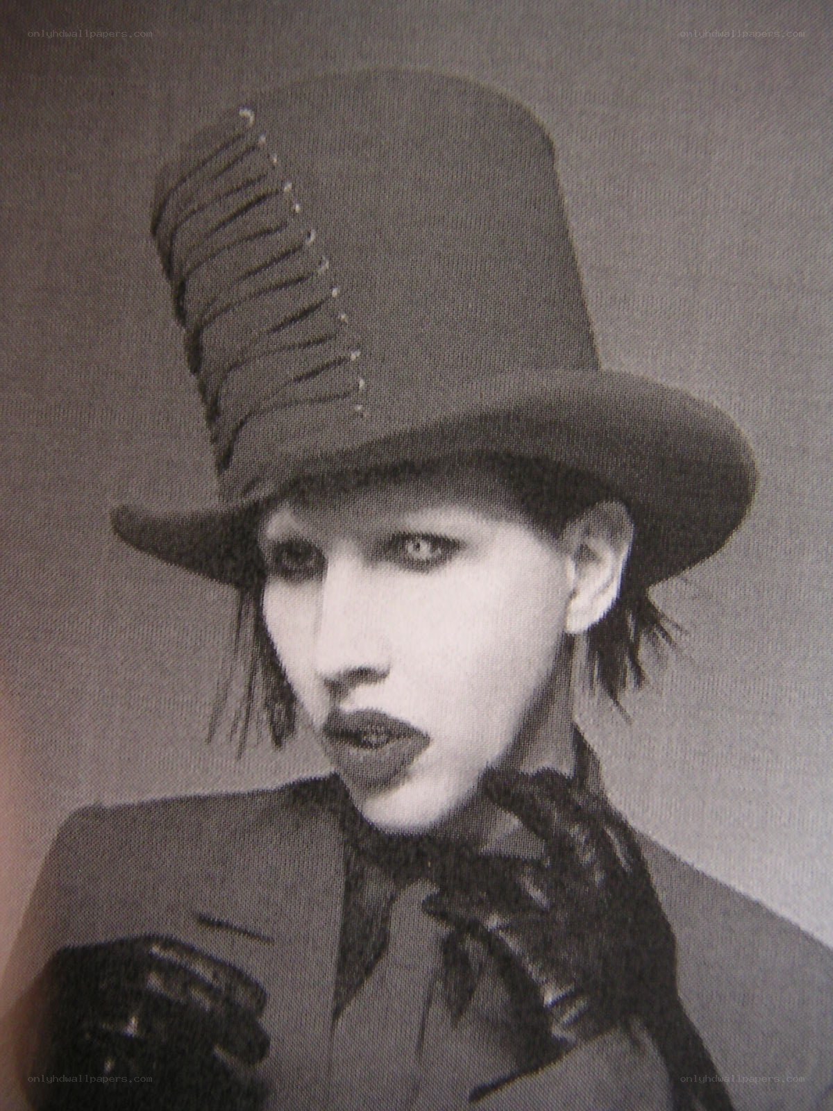person in top hat portrait