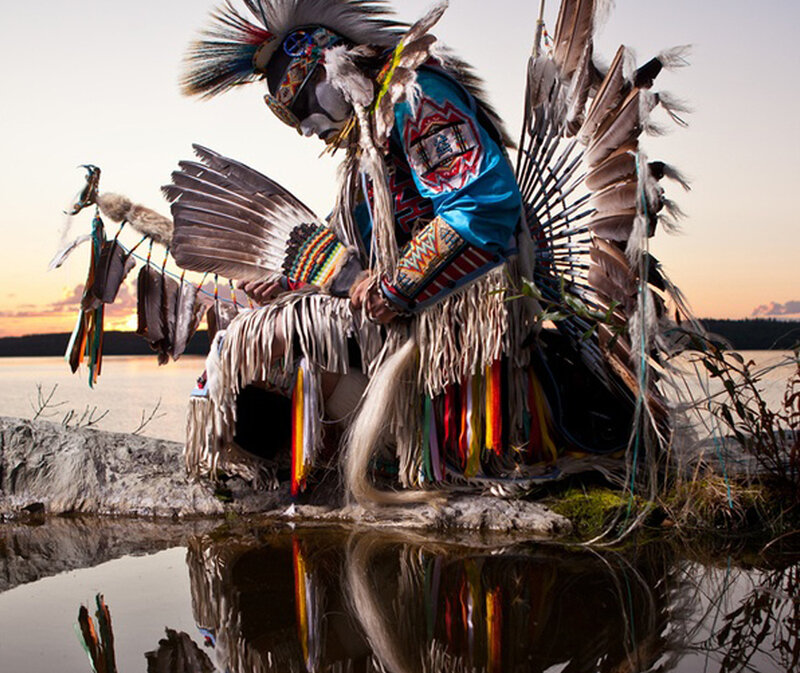 Person in Traditional Regalia
