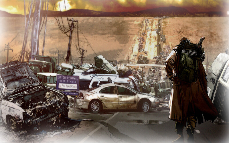 Person in Trench Coat — Brown, Dramatic, Sunset