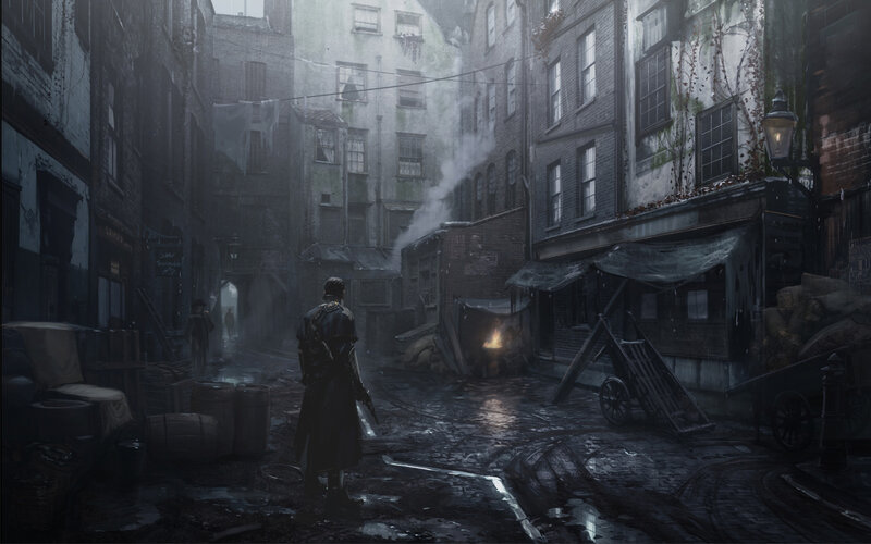 Person in Trench Coat — Gray