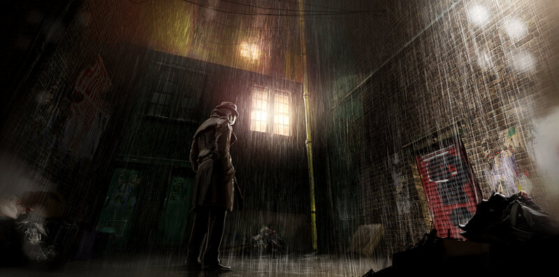 Person in Trench Coat