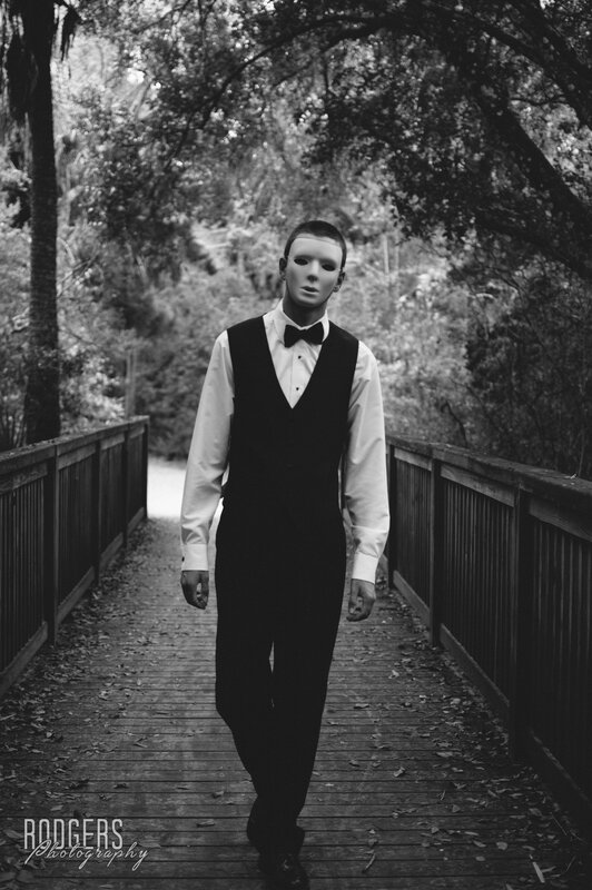 Person in Tuxedo Mask