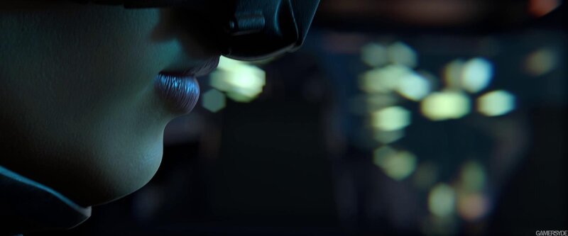 Person in VR Headset — Black