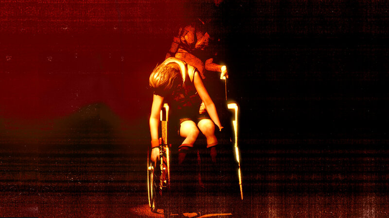 Person in Wheelchair — Red