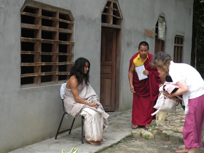 Person in White Robe