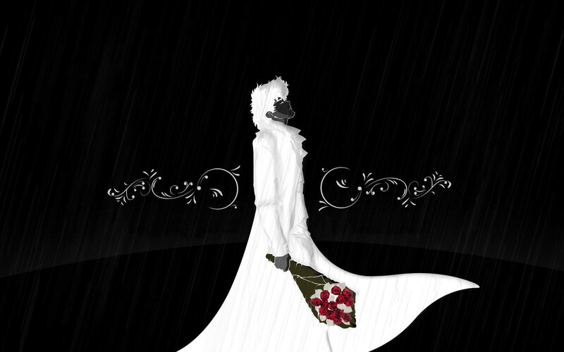 Person in White Wedding Dress