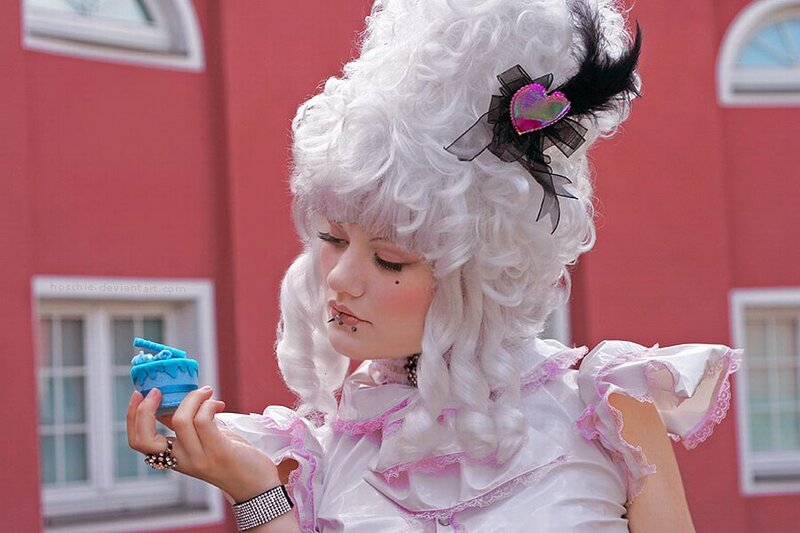 Person in White Wig