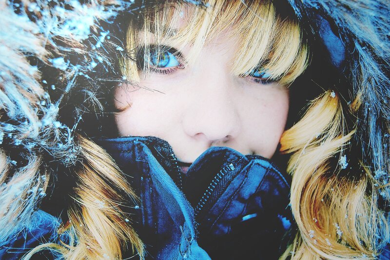 person in winter coat