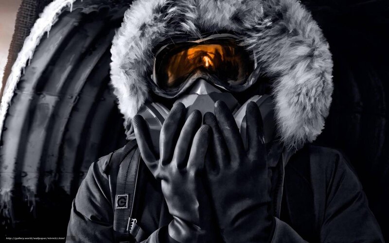 Person in Winter Gear — Black