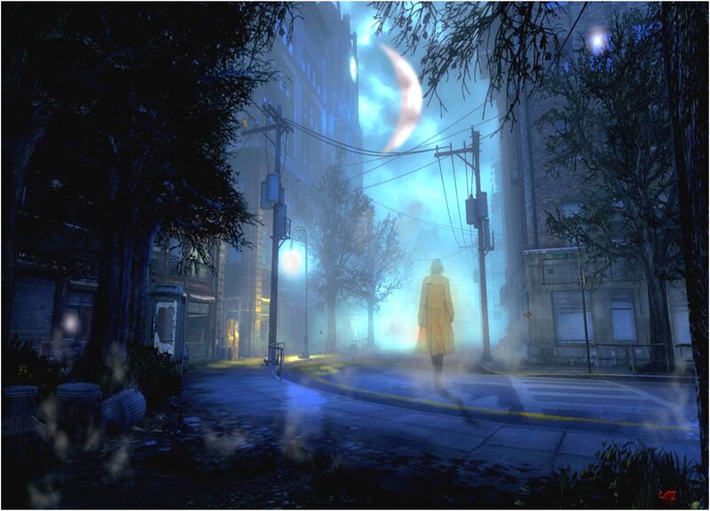 Person in Yellow Coat