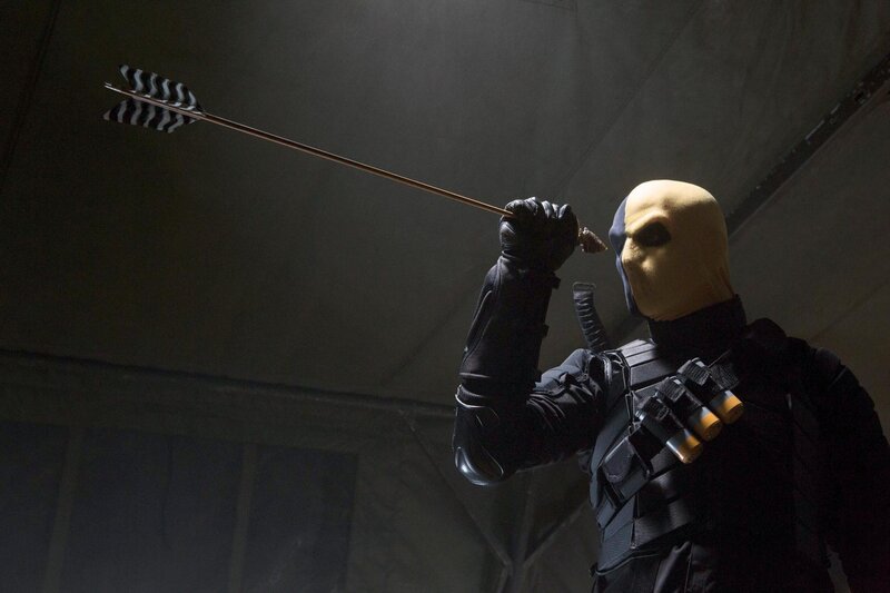 Person in Yellow Mask