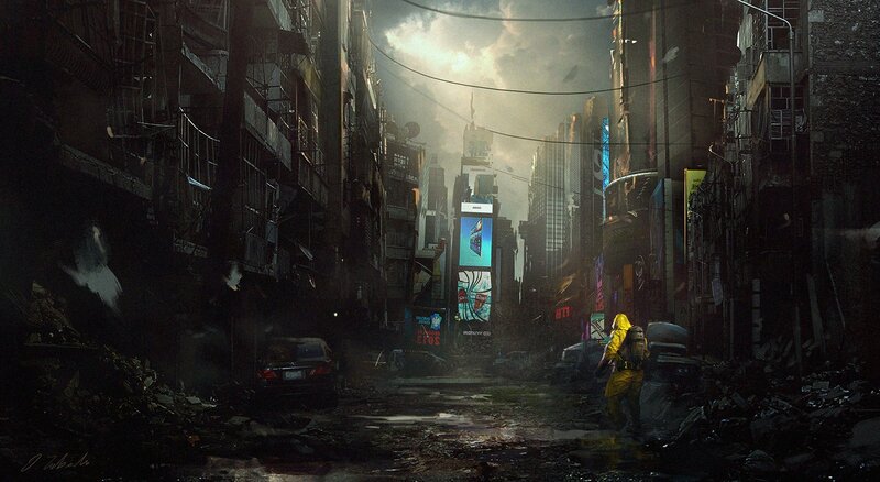 Person in Yellow Suit — Black