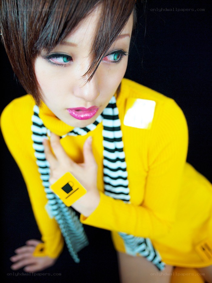 person in yellow sweater