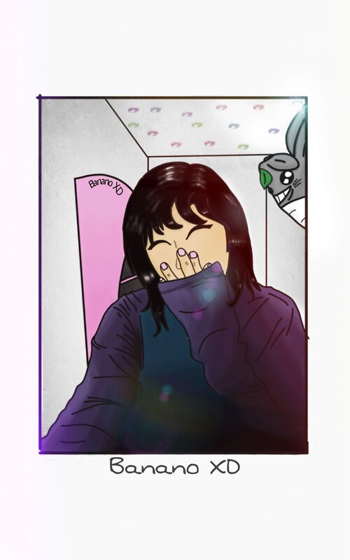 Person Laughing in Room