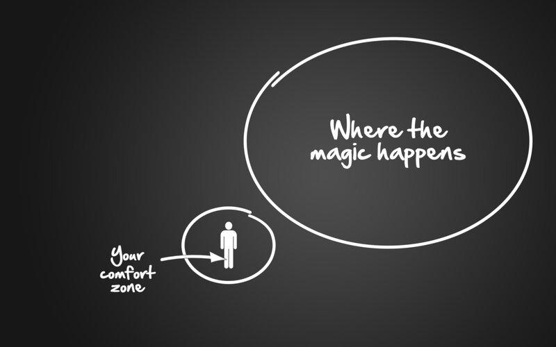 Person Leaving Comfort Zone