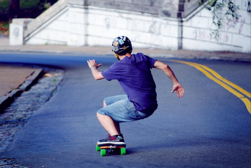 Person Longboarding