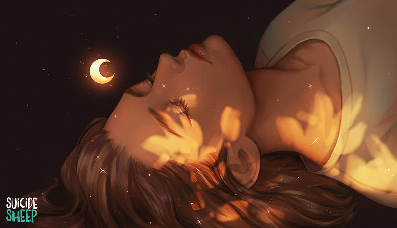 Person Lying on Back — Brown