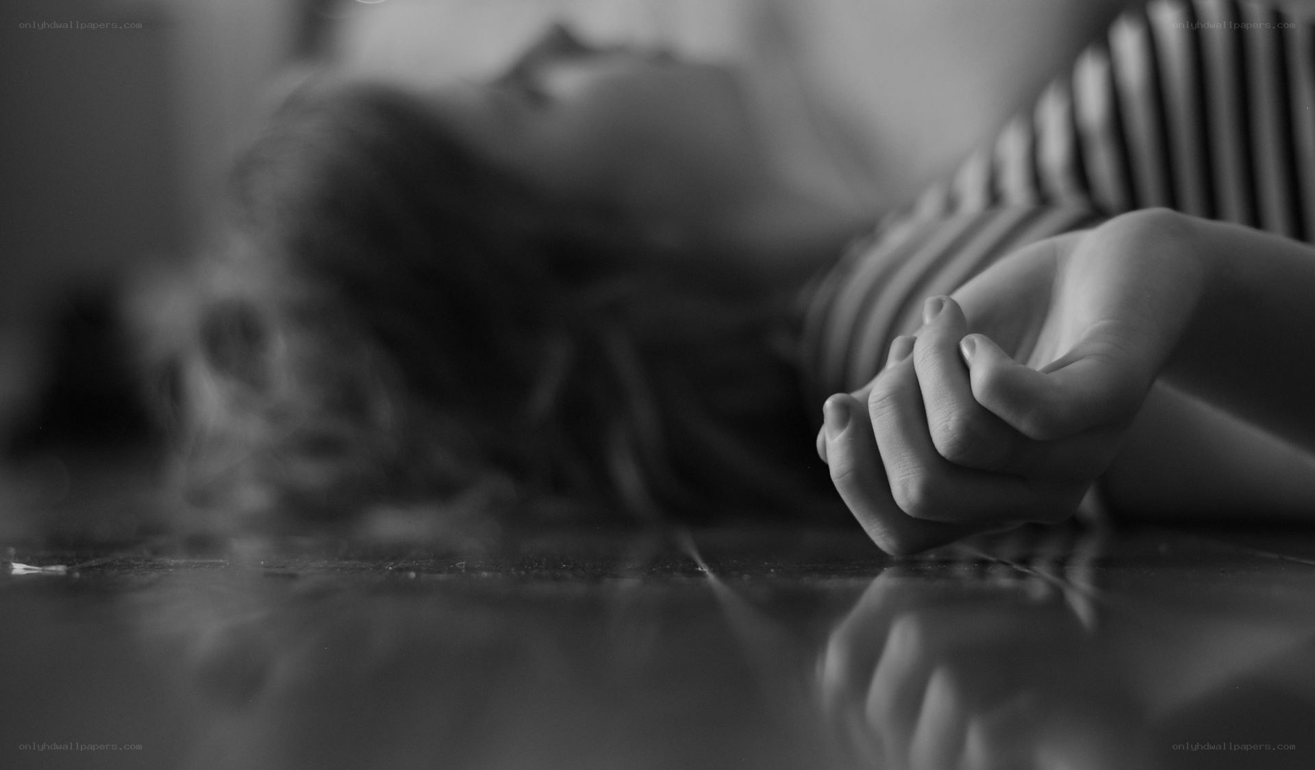 person lying on floor