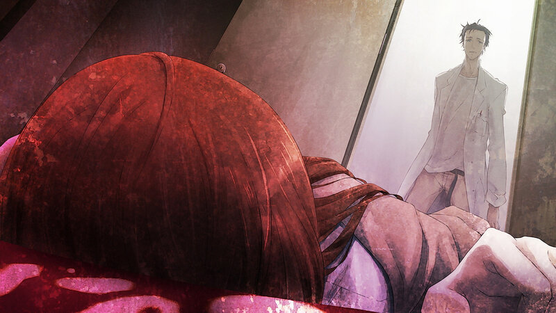Person Lying on Floor — Red