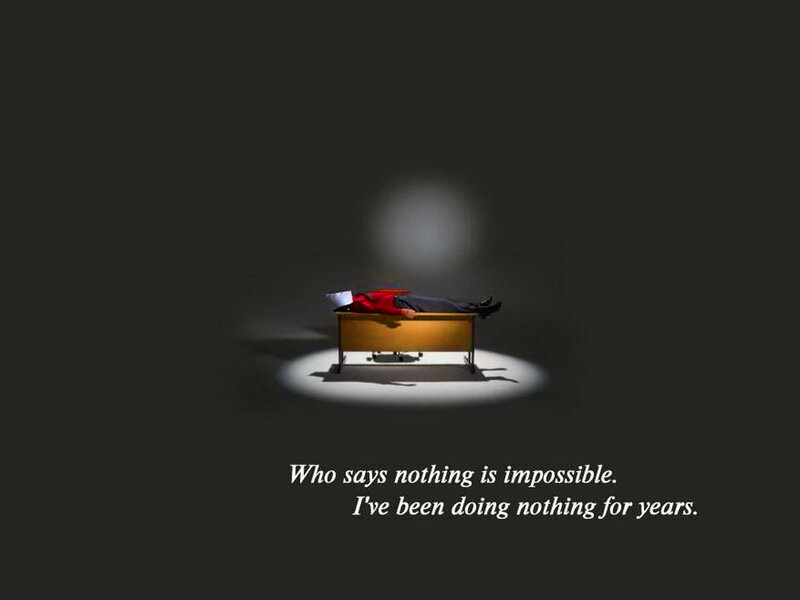 Person Lying on Table — Black