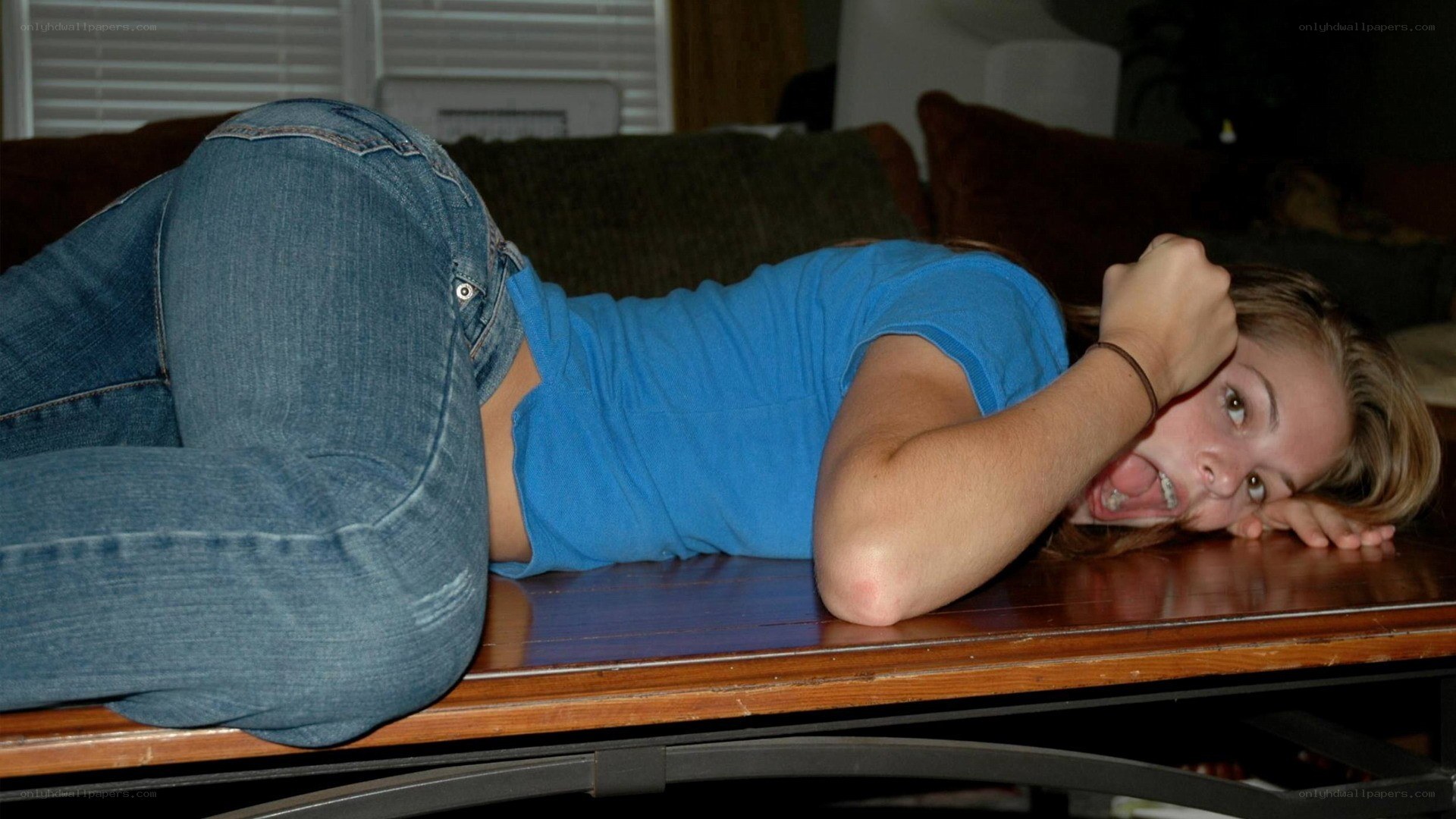 person lying on table