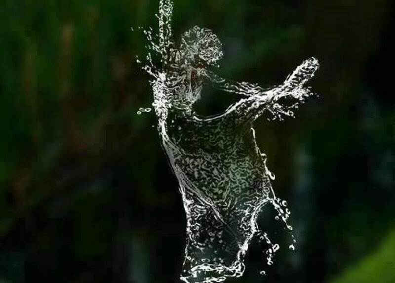 Person Made of Water