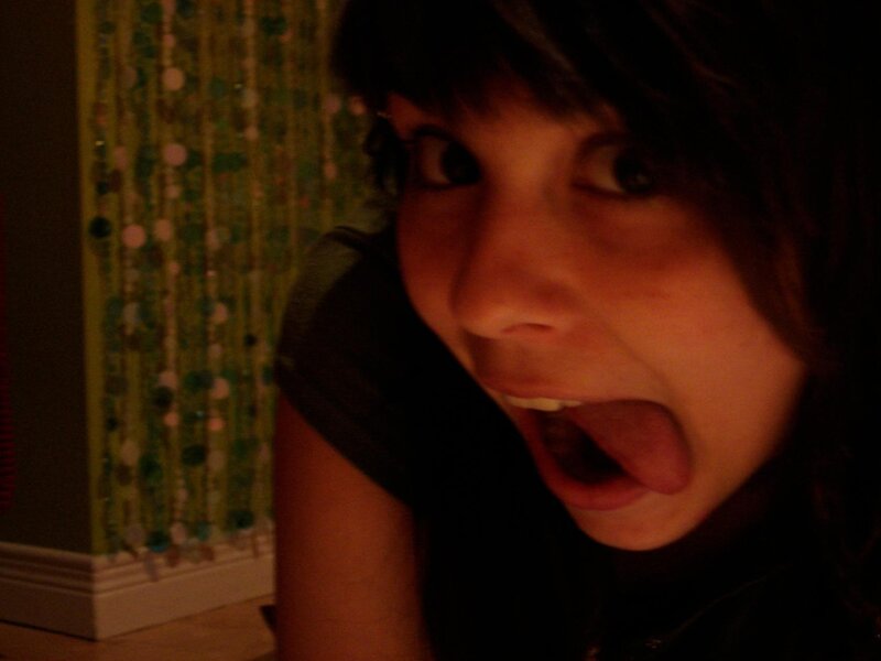 person making a funny face